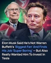If Elon Musk writes a self-help book, chapter one might be called: "Insult  First, Pitch Later." Musk has repeatedly thrown shade at Warren Buffett —  calling his job boring, mocking his love