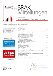 Wann sind beschwerden bei der anwaltskammer gerechtfertigt?. Http Www Brak De W Files 01 Ueber Die Brak Brak Mitt2009 279 Pdf