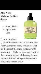 Aloe Vera Makeup Setting Spray Diy Makeup Setting Spray Makeup Setting Spray Beauty Hacks Eyelashes
