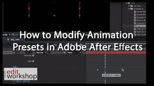 Check spelling or type a new query. How To Modify Animation Presets In Adobe After Effects Youtube
