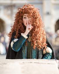 Merida Cosplay Long Thick Curly Hair With Images Merida Cosplay Disney Cosplay Merida Disney