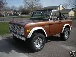 Ford Bronco Love The White Fender Flares Against The Brown Ford Bronco Classic Ford Broncos Old Ford Trucks