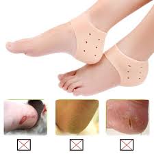 Comfortable Gel Silicone Cracked Foot Heel Skin Moisturizing Socks Protector Gt Heel Protector Heel Guards Socks And Heels