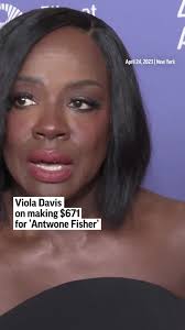 Viola Davis, an EGOT winner and Chaplin Award recipient this week, fondly  recalls making $671 for her first role in a major film, "Antwone Fisher."  #violadavis #antwonefisher #egot #chaplinawards