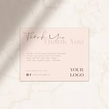 Modern Thank You Card Minimalist Elagant Simple Branding Teracota In 2020 Business Thank You Cards Thank You Card Template Thank You Card Design