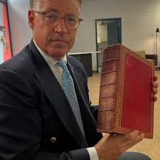 Today in Rome, Georgia I spoke at a prayer breakfast to commemorate the  National Day of Prayer. While there someone showed me William Wilberforce's  family Bible. Insane!!! I cannot believe I got