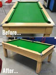 A pool table, whether store bought or custom built, will be a welcome addition to any recreation room. Pool Table Recovering Service 6ft 7ft Slate Bed Pool Table