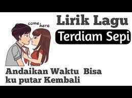 Lagu Terdiam Sepi Video Lirik Animasi Andaikan Waktu Bisa Ku Putar Kembali Bangnandar23 Youtube Lagu Lirik Lirik Lagu