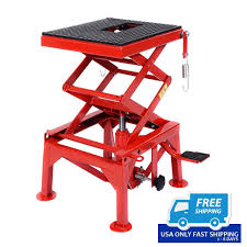 300lb Motorcycle Hydraulic Scissor Floor Jack Lift Hoist Center Stand Lift Herramientas Bricolaje Herramientas De Herrero Gruas
