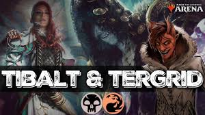 They really suffer against decks like blue devotion or courser of kruphix/polukranos decks, but they have a lot of new options in m15. Competitive Kaldheim Deck Tech Tibalt Tergrid Red Black Valki Control Mtg Arena Youtube