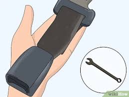 After the vehicle is in an accident there is a pyro sensor that is in the seat belt that is initiated to lock the belt. How To Open A Seat Belt Buckle Cover 12 Steps Wikihow