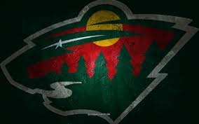 The logo depicts both a forest landscape and the silhouette of a wild animal. Herunterladen Hintergrundbild Minnesota Wild Amerikanische Eishockeymannschaft Gruner Steinhintergrund Minnesota Wild Logo Grunge Kunst Nhl Eishockey Usa Minnesota Wild Emblem Mit Einer Auflosung Zu Uberwachen 2880x1800 Bilder Auf Dem Desktop
