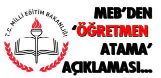 Meb Den Ogretmen Atama Aciklamasi Egitim Edebiyat Ogretim