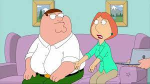 Family Guy - Peter sees animated porn clip of him and Lois - YouTube