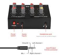 EQ-7 DC5-12V 7 Stage Equalizer Audio Amplifier High Medium Low Adjustable  Preamplifier Audio For Phones Computers Earbuds Soun - AliExpress