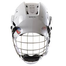 Bauer Re Akt 75 Helmet Combo White Hockey Eu Ice