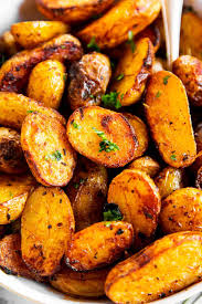 How do you roast baby potatoes? Roasted Baby Potatoes Recipe Savory Nothings