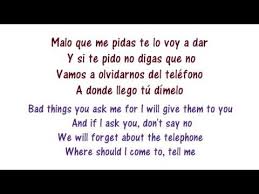 Nego do borel (english translation). Spanish Translated In English Language