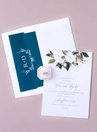 Pair Your Wedding Invitation With An Envelope Liner That Compliments Your Color Scheme O Fun Wedding Invitations Budget Wedding Invitations Wedding Invitations