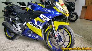 With that out of the way, let's talk about the gaming experience. Dealership Level Modification Adds Custom Livery To Yamaha Yzf R15 Video