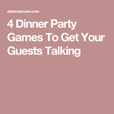 With the huge selection of murder mystery games below, you can host a party with 5 to over 200 guests. 4 Dinner Party Games To Get Your Guests Talking Dinner Party Games Dinner Party Games For Adults Progressive Dinner Party
