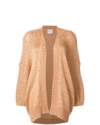 Asos longline slouchy cardigan in jersey at asos. Tan Knit Open Cardigans For Women Lookastic