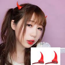 halloween devil horns hair clips men halloween costumes for women girls Red  Devil Horns Hair Barettes pins : Amazon.ca: Beauty & Personal Care