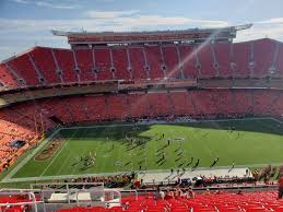 breakdown of the arrowhead stadium seating chart kansas