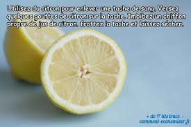 Du Citron Pour Les Taches De Sang Enlever Tache De Sang Tache De Sang Comment Nettoyer Un Matelas