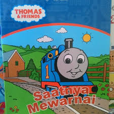 Gambar berikut adalah gambar film kartun, yaitu thomas and friends, gambarnya sangat sederhana dan. Jual Saatnya Mewarnai Thomas Kab Bogor Berkah Banyu Mili Store Agent Tokopedia
