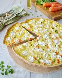 Quiche Aux Petits Pois Carotte Et Chevre Frais Petit Pois Carotte Recette Petit Pois Frais Quiche