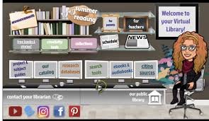 Creating Your Virtual Library Quickly Using Slides And Bitmojis As Hyperdocs Joycevalenza Neverendingsear In 2020 Library Skills Virtual School Virtual Classrooms