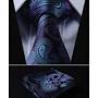 https://www.toramonneckties.com/products/turquoise-and-black-silk-piasley-necktie-set-dbg385 from www.toramonneckties.com