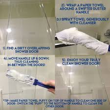 A Life Hack For Cleaning Overlapping Shower Doors Bathroom Shower Doors Cleaning Shower Doors House Home Clean Shower Doors Shower Cleaner Shower Doors