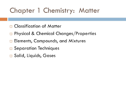 Define matter and explain how it is composed of building blocks known as atoms. Ppt Chapter 1 Chemistry Matter Powerpoint Presentation Free Download Id 2499061