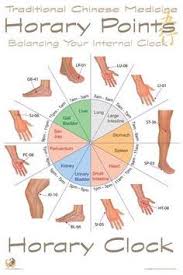 Horary Acupoints For Each Tcm Channel Traditional Chinese