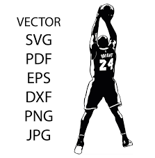 Download Kobe Bryant Svg Dxf Png Pdf Jpg Eps Files Los Angeles Lakers Vector Nba Us Polybull Com
