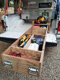 Follow these diy truck bed storage drawers to organize your camper. Diy Truck Bed Slide Out Storage Crazypurplemama