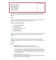 Utiliza estos ejemplos solo para inspirarte y redacta tu curriculum. Como Escribir Un Curriculum Vitae Para La Banca 5 Pasos