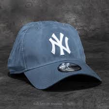 New Era 39thirty Washed New York Yankees Cap Blue