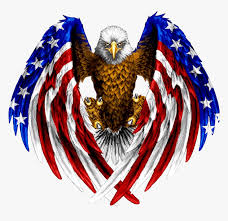 Arlington, virginia, usa, april 2018: Eagle With The American Flag Hd Png Download Transparent Png Image Pngitem