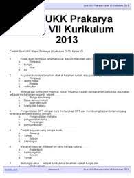 Soal ukk prakarya kelas 7 semester 2 kurikulum 2013. Soal Soal Ukk Prakarya Kelas Vii Kurikulum 2013