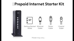 Setting Up Your Xfinity Prepaid Internet Service Using The Self Install Kit Youtube