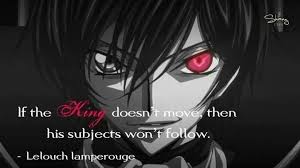 Lelouch Quote Code Geass Anime Lelouch Lamperouge