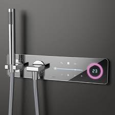 Modern Futuristic Bathroom Digital Faucet Innovative Design And Technology Design Fur Zuhause Badezimmerideen Haus Design