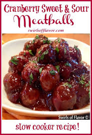 Sweet And Sour Meatballs With Cranberry Sauce Recipe Sweet And Sour Meatballs Super Easy Appetizers Sweet N Sour Meatball Recipe