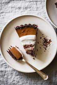 No Bake Chocolate Cream Tart Vegan Gluten Free Grain Free Refined Sugar Free Recipe Dessert Recipes Bojon Gourmet Chocolate Cream Tart