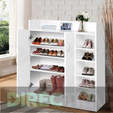 Shop online for benches, console tables, coat racks and more. 2 Doors Shoe Cabinet Storage Cupboard White