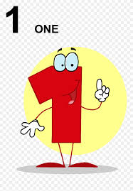 number 1 clipart with object number one with objects png download 5808834 pinclipart