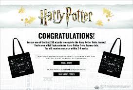 The rewards of independence and ownership. Hot Topic S Harry Potter Trivia Journey Sweepstakes The Shorty Awards